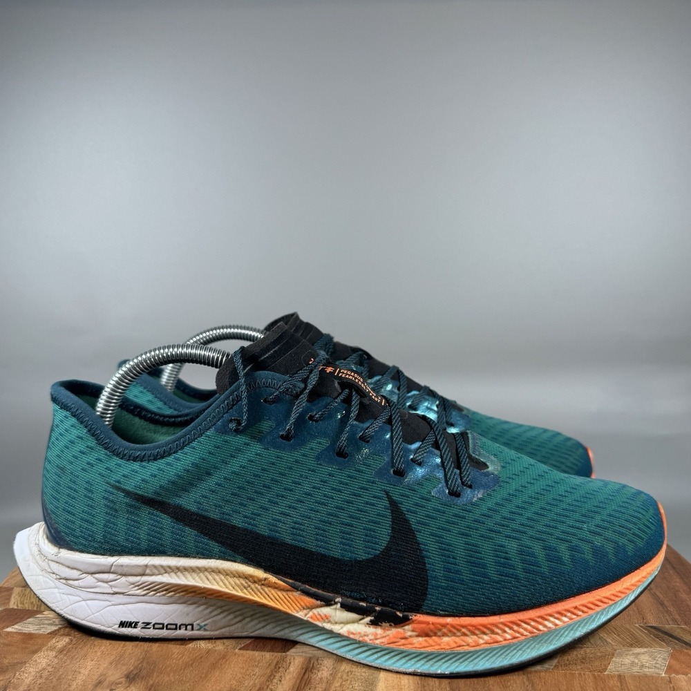Nike Ekiden Zoom Pack Pegasus Turbo 2 Sneakers Mens 9.5 Neptune Green CN6928-300